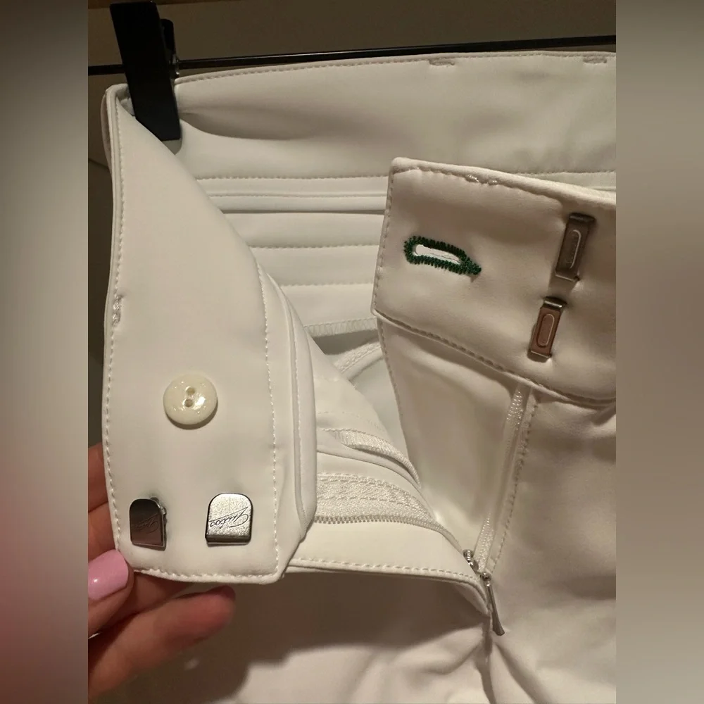 Iago Italia Equestrian Riding Show Breeches, White, Size 24, New With Tags! - Picture 6 of 10